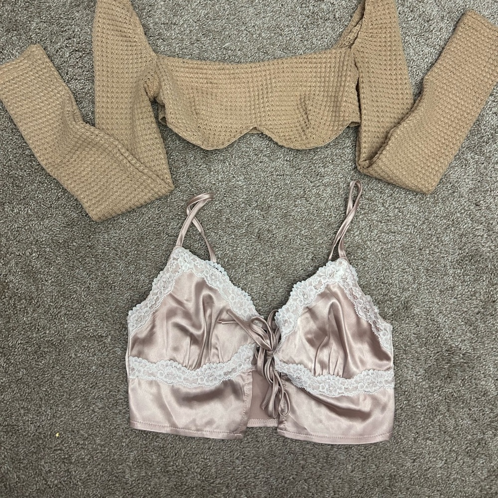 Two crop tops